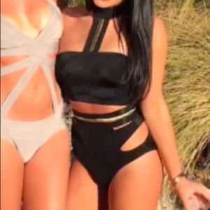 Black and Gold bikini
